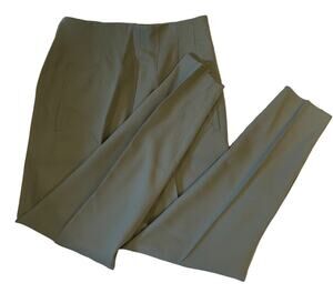 Vintage 1950's Crisca Wool Slacks Womens Size 8 Green Pants Made In West Germany